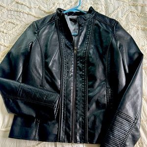 A.N.A.  Faux leather jacket